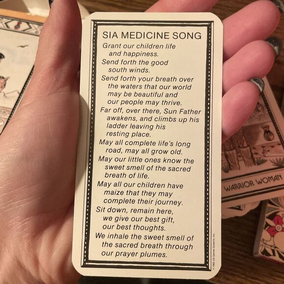 Vintage 1982 Native American Tarot Deck Complete Cards Great Condition Belgium - Picture 12 of 12